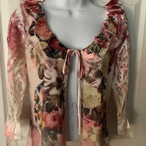 Yvos tie front cardigan